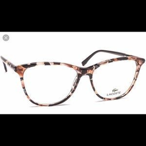 NWOT PINK TORTOISE LACOSTE GLASSES!!!